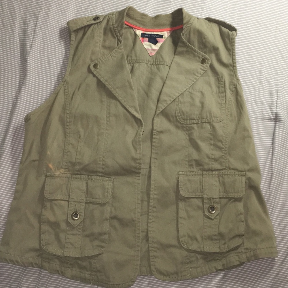 Tommy Hilfiger Army Green Vest